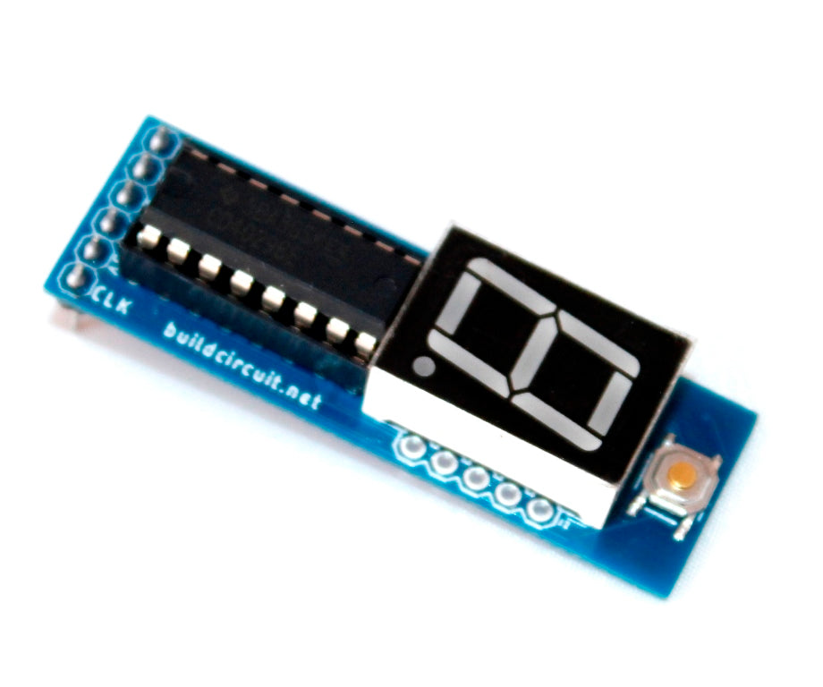 CD4029 based up and down counter for Arduino and NE555