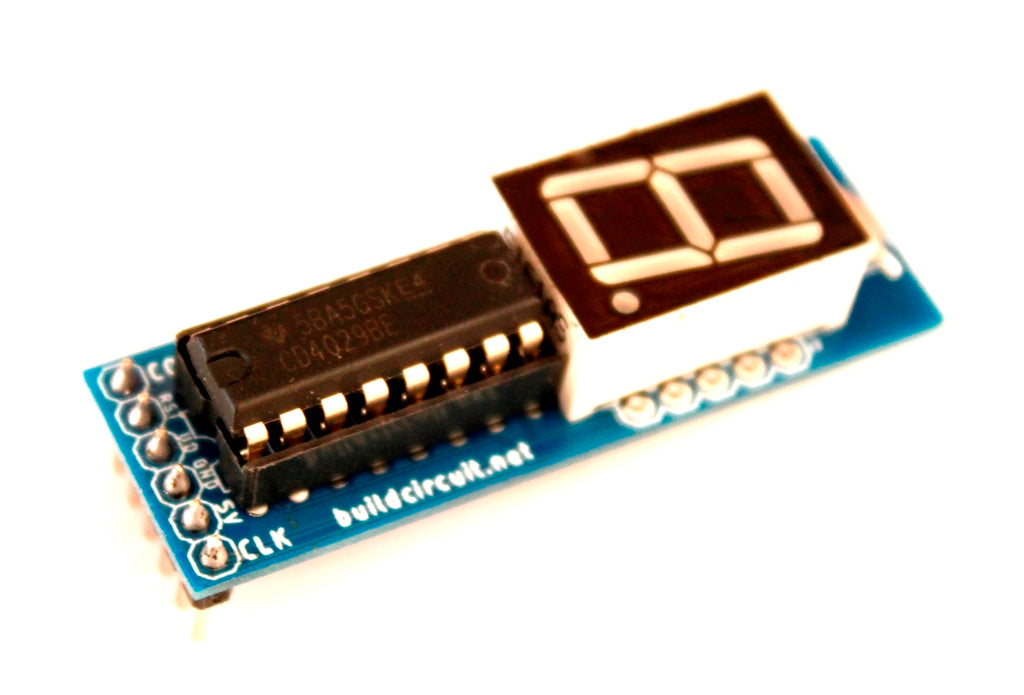 CD4029 based up and down counter for Arduino and NE555