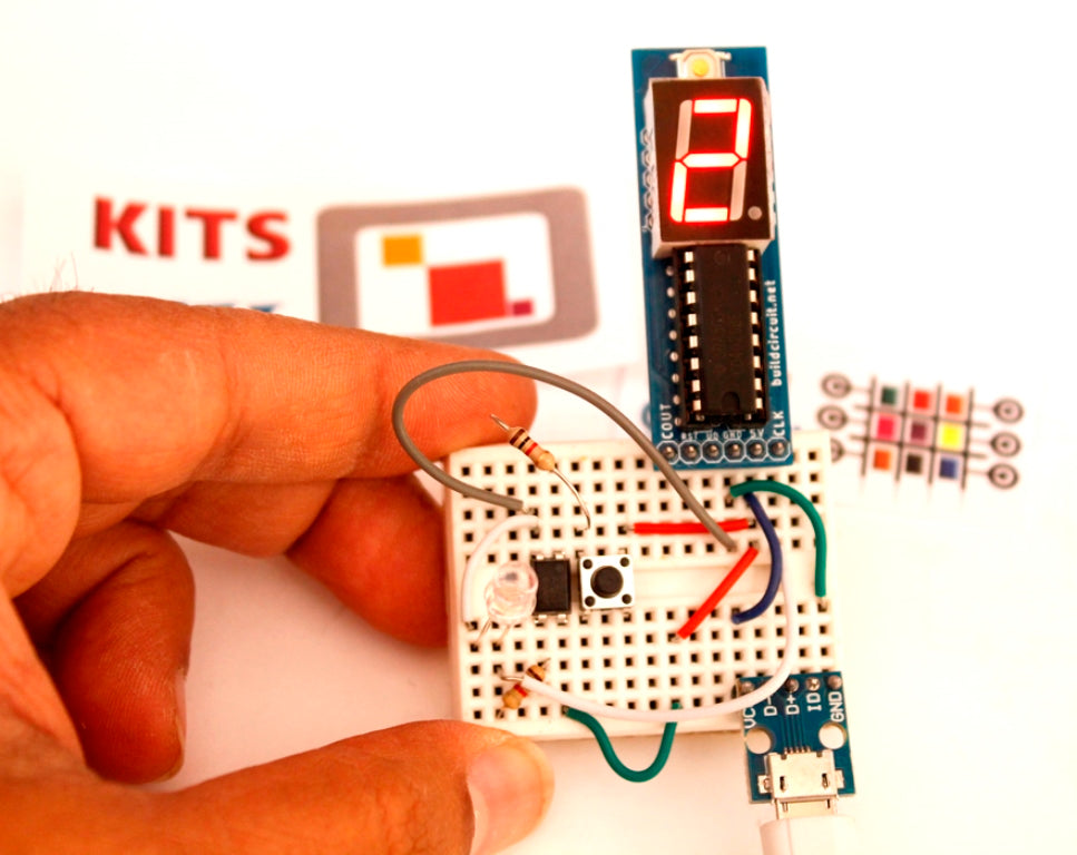 CD4029 based up and down counter for Arduino and NE555