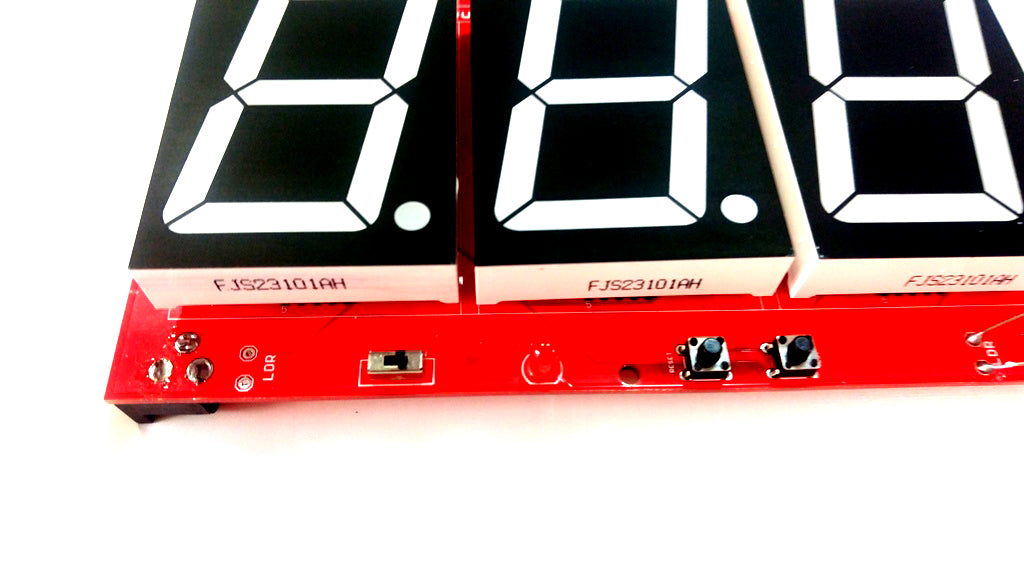 Photoresistor and Laser Operated Large Digital Objects Counter with 2.3" displays