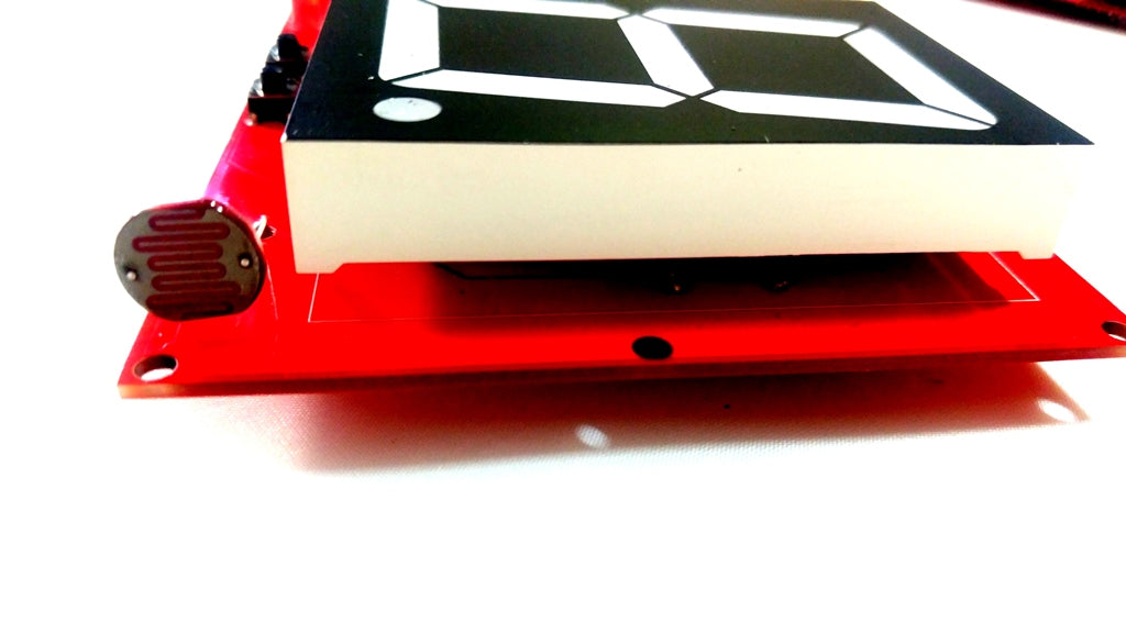 Photoresistor and Laser Operated Large Digital Objects Counter with 2.3" displays