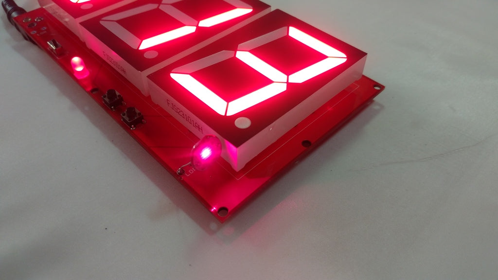 Photoresistor and Laser Operated Large Digital Objects Counter with 2.3" displays