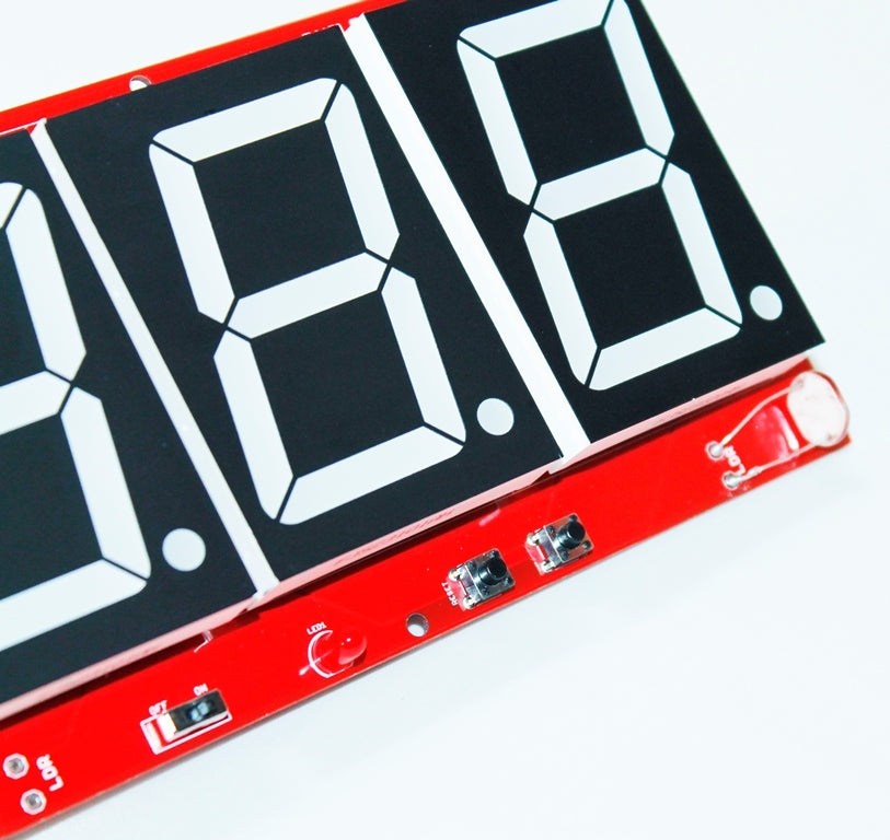 Photoresistor and Laser Operated Large Digital Objects Counter with 2.3" displays