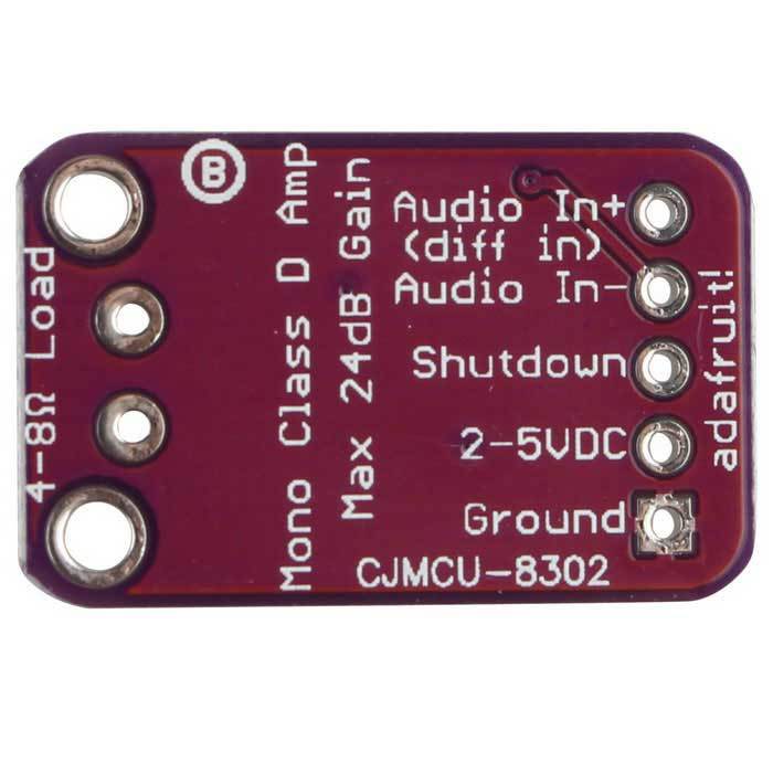 PAM8302 - Mono 2.5W Class D Audio Amplifier