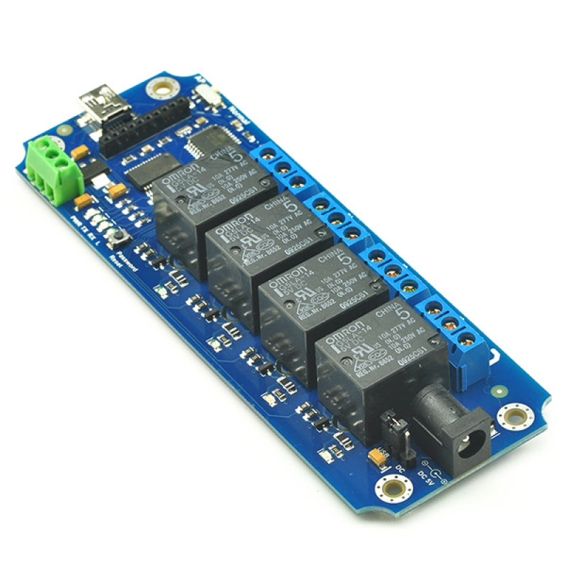 TOSR140 - 4 Channel USB/Wireless 5V Relay - (Password/Momentary/Latching)
