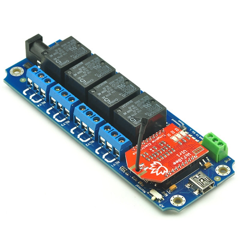 TOSR142 - 4 Channel Smartphone WiFi Relay - (Password/Momentary/Latching)