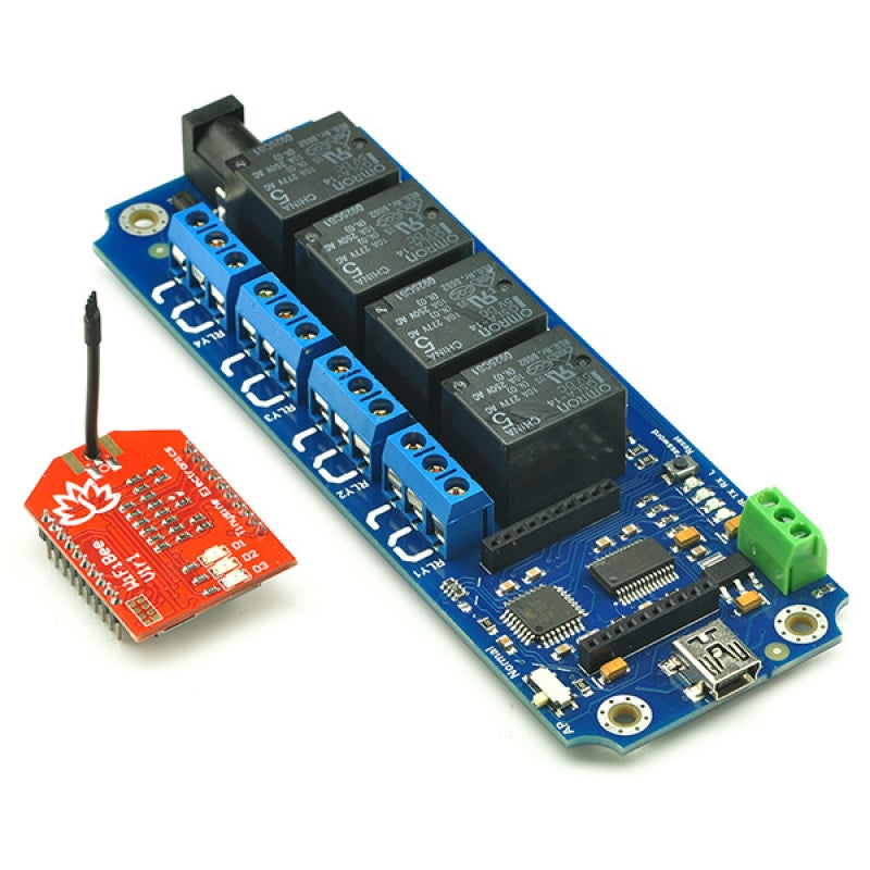 TOSR142 - 4 Channel Smartphone WiFi Relay - (Password/Momentary/Latching)