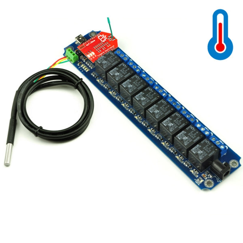 TOSR08-T - 8 Channel Relay Wi-Fi Remote Control Kit - DS18B20