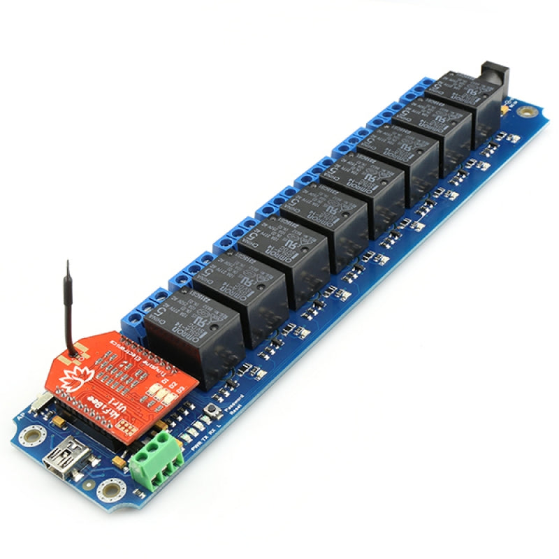 TOSR182 - 8 Channel Smartphone Wi-Fi Relay - (Password/Momentary/Latching)