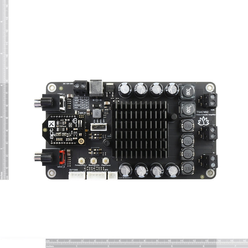 2 x 50W + 100W 2.1 Channels Bluetooth Audio Amplifier Board - TSA7492B (Apt-X)
