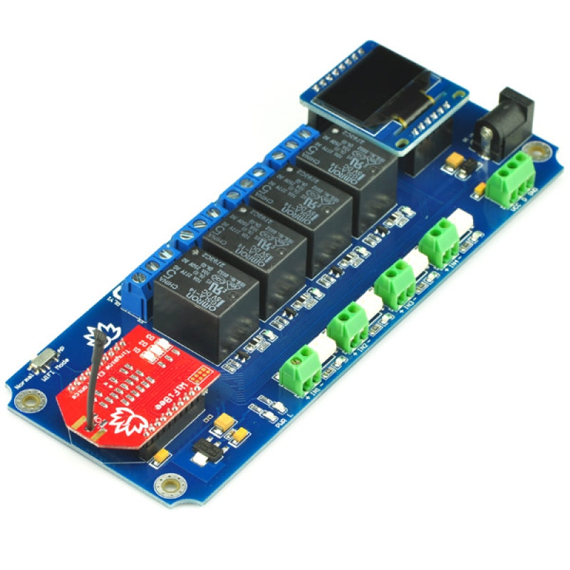 TSIR04 - 4 Channel Outputs- 4 optically Isolated Inputs Wi-Fi Smartphone Relay