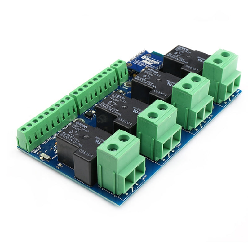 TSIR341 - 4 Channel Outputs- 4 optically Isolated Inputs 30A Bluetooth Relay