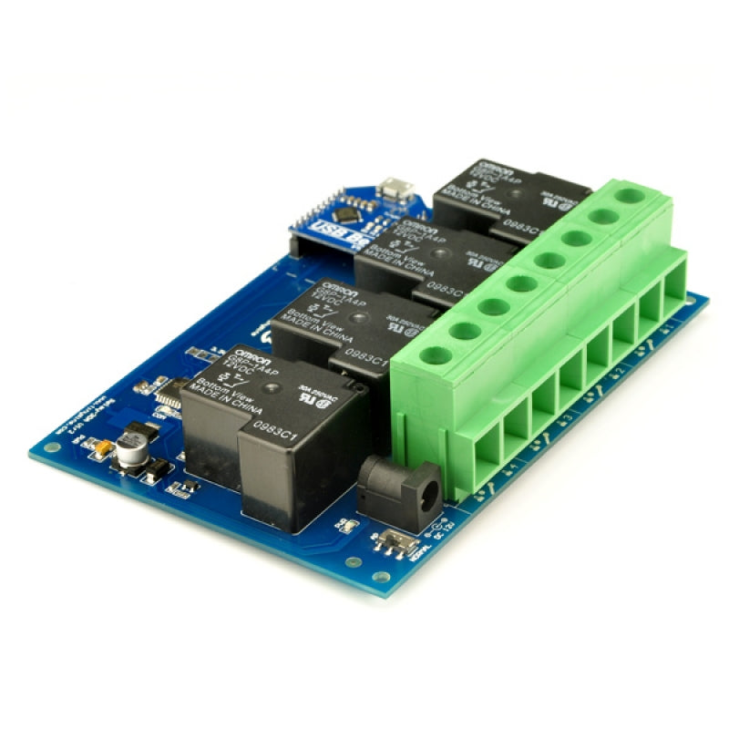 TSRU430- 4 Channel 30A USB Relay Board