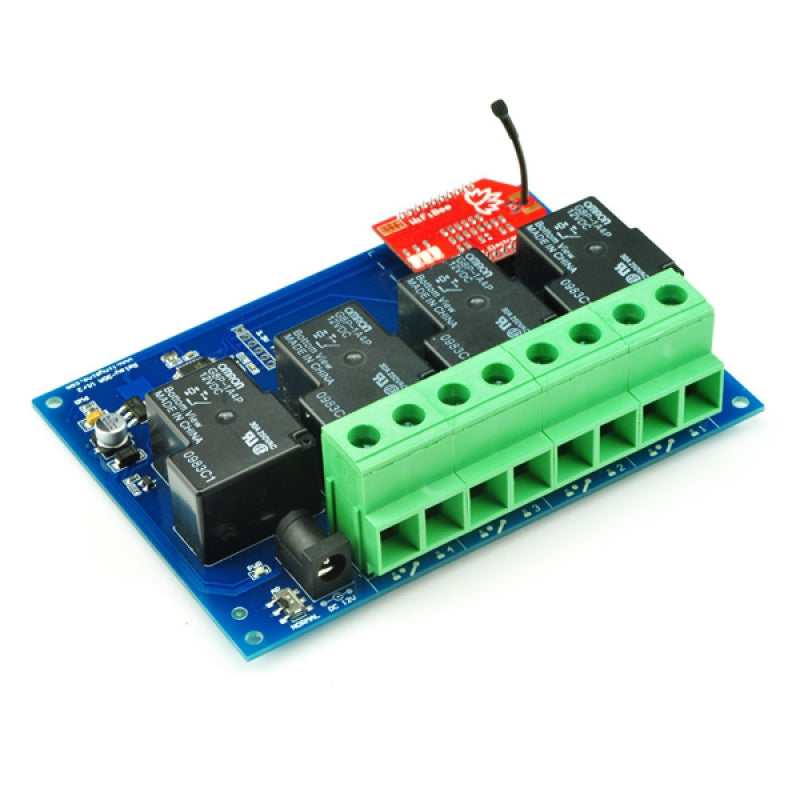 TSRW430- 4 Channel Wi-Fi Smartphone Controlled 30A Relay Board with Enclosure