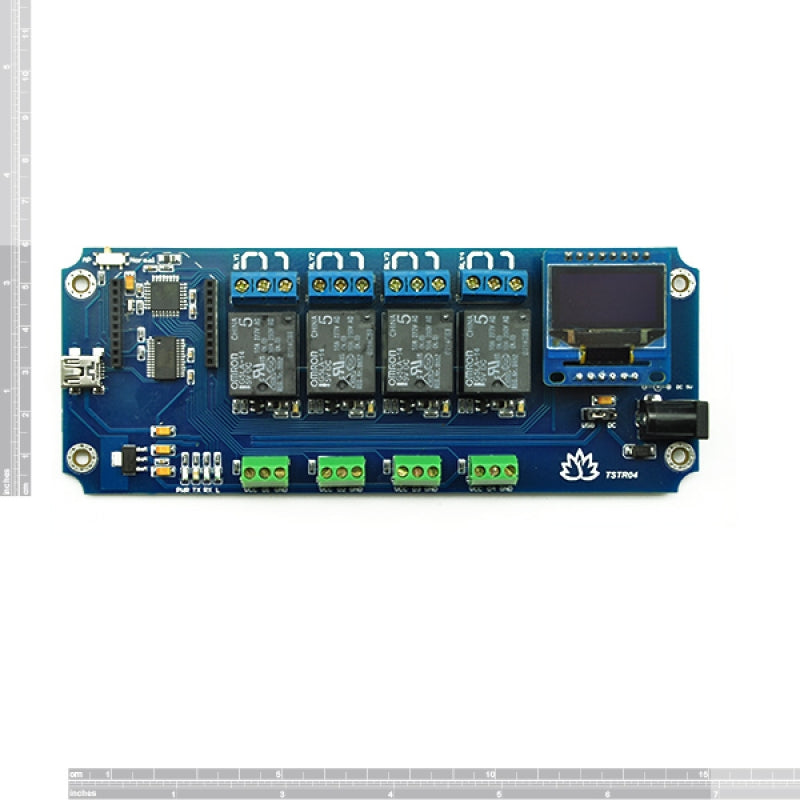 TSTR04 - 4 Channel Outputs 4 Temperature Sensors Wi-Fi Smartphone Relay (Thermostats)