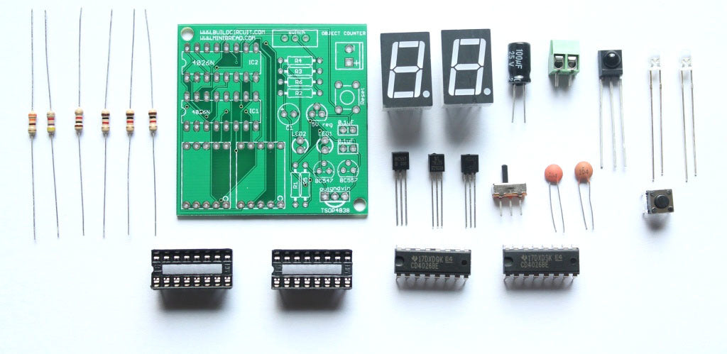 2 Digit Digital Object Counter module and Infrared Transmitter