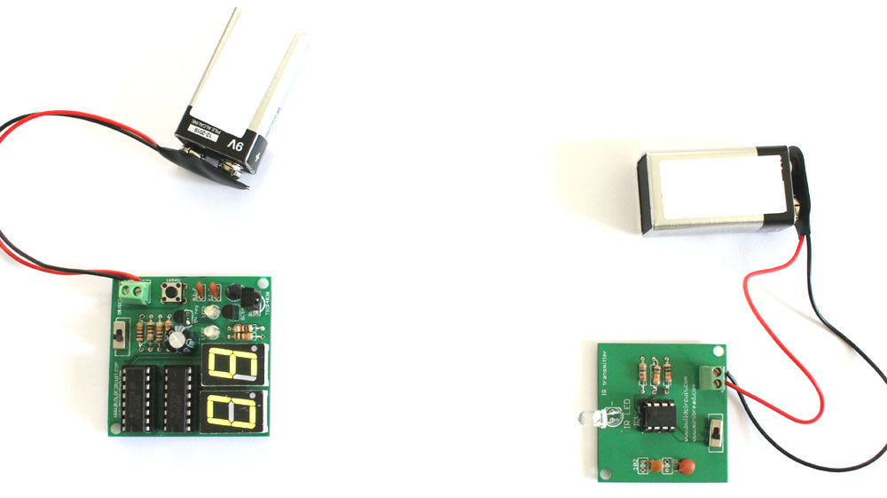 2 Digit Digital Object Counter module and Infrared Transmitter