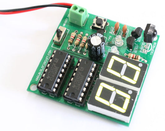 2 Digit Digital Object Counter module and Infrared Transmitter