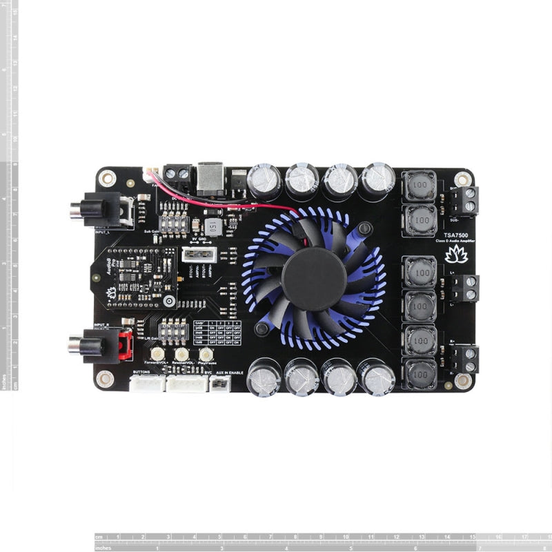 2CH x 100W + 200W 2.1 Channels Bluetooth Audio Amplifier Board - TSA7500