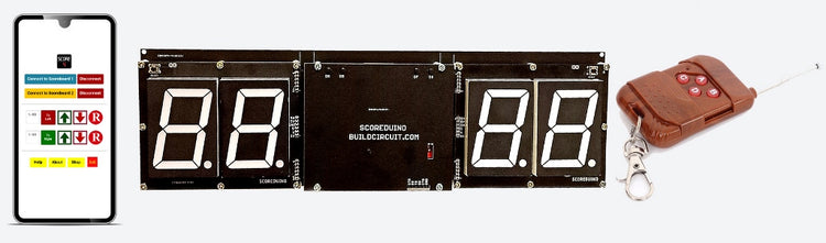 Led Scoreboard Display Arduino Digital Scoreboards– BUILDCIRCUITS