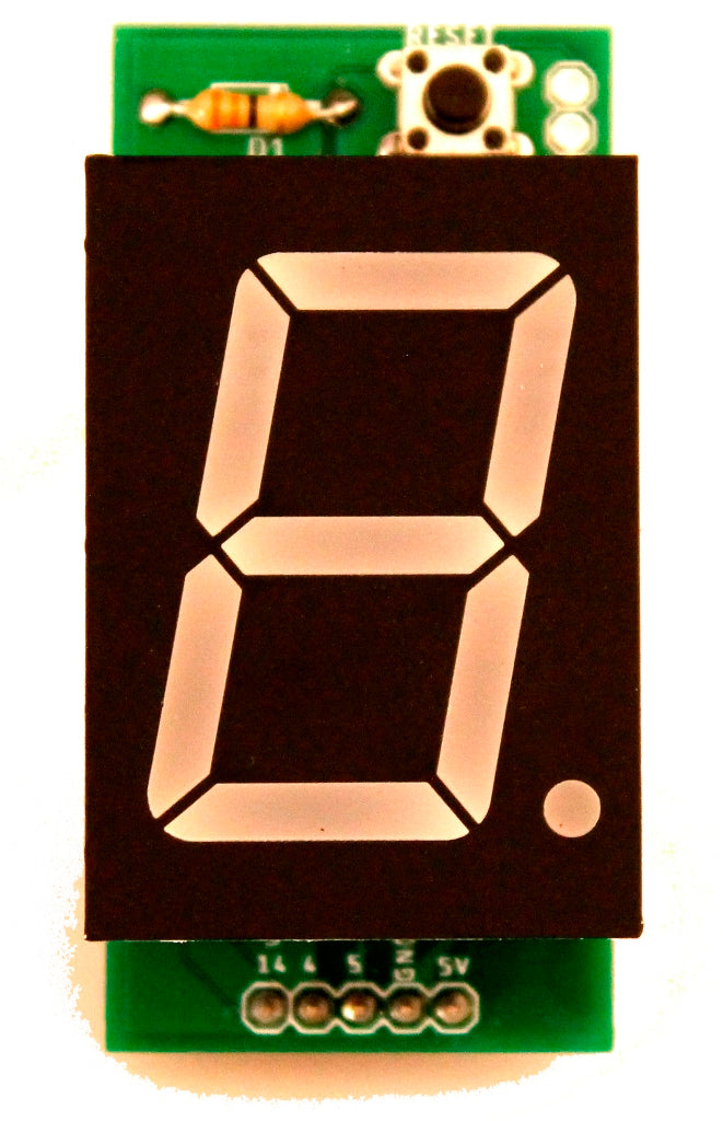 Afficheur 7 Segments Vert TDSG3150N TFK - 10 Mm, Anode Commune - Neuf, 1 Pièce