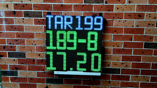 64cmx64cm Portable Digital Cricket Scoreboard with Target Display
