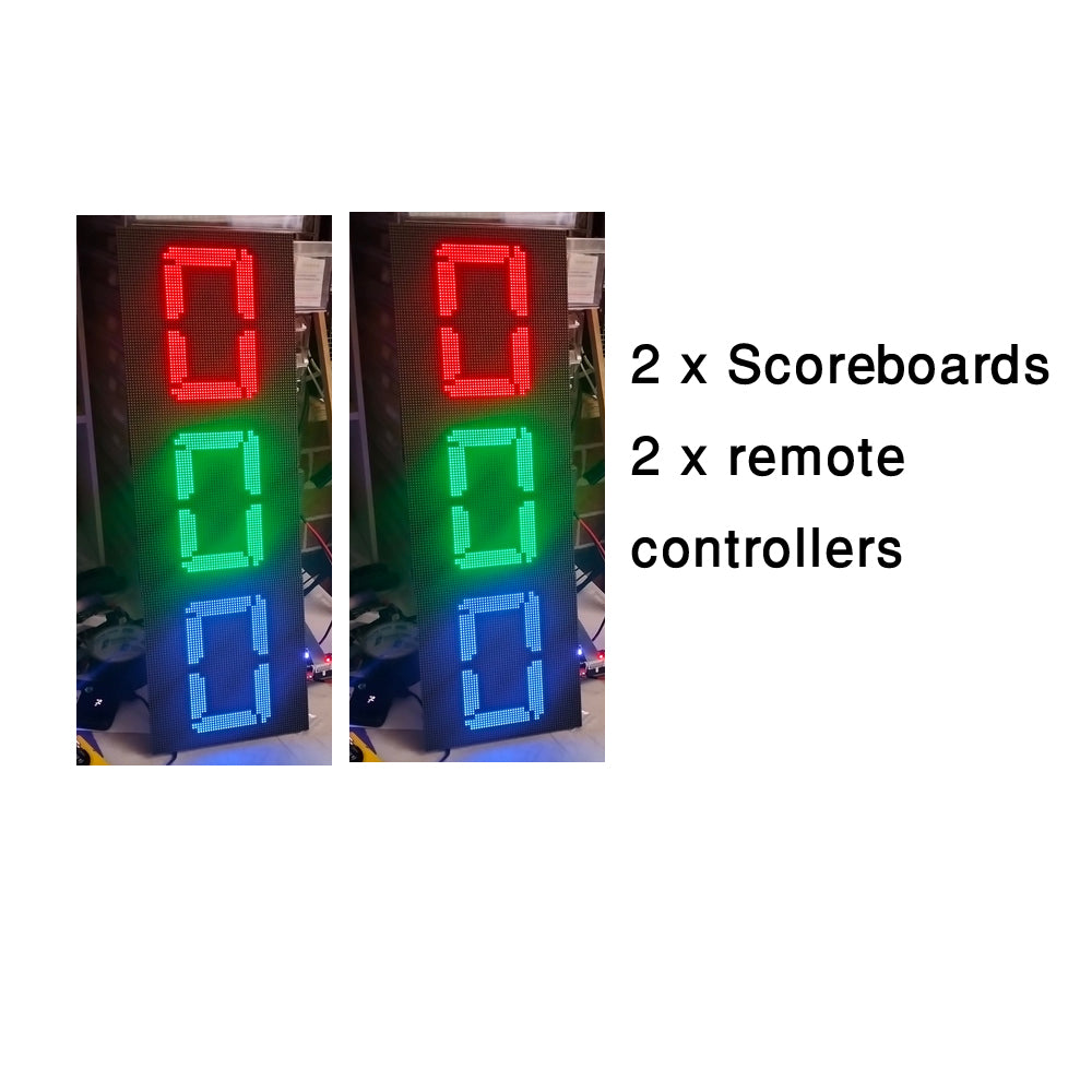 SCORE5 Vertical INDOOR SCOREBOARD. CUSTOM ORDER. FREE SHIPPING/SHIPPING INCLUDED