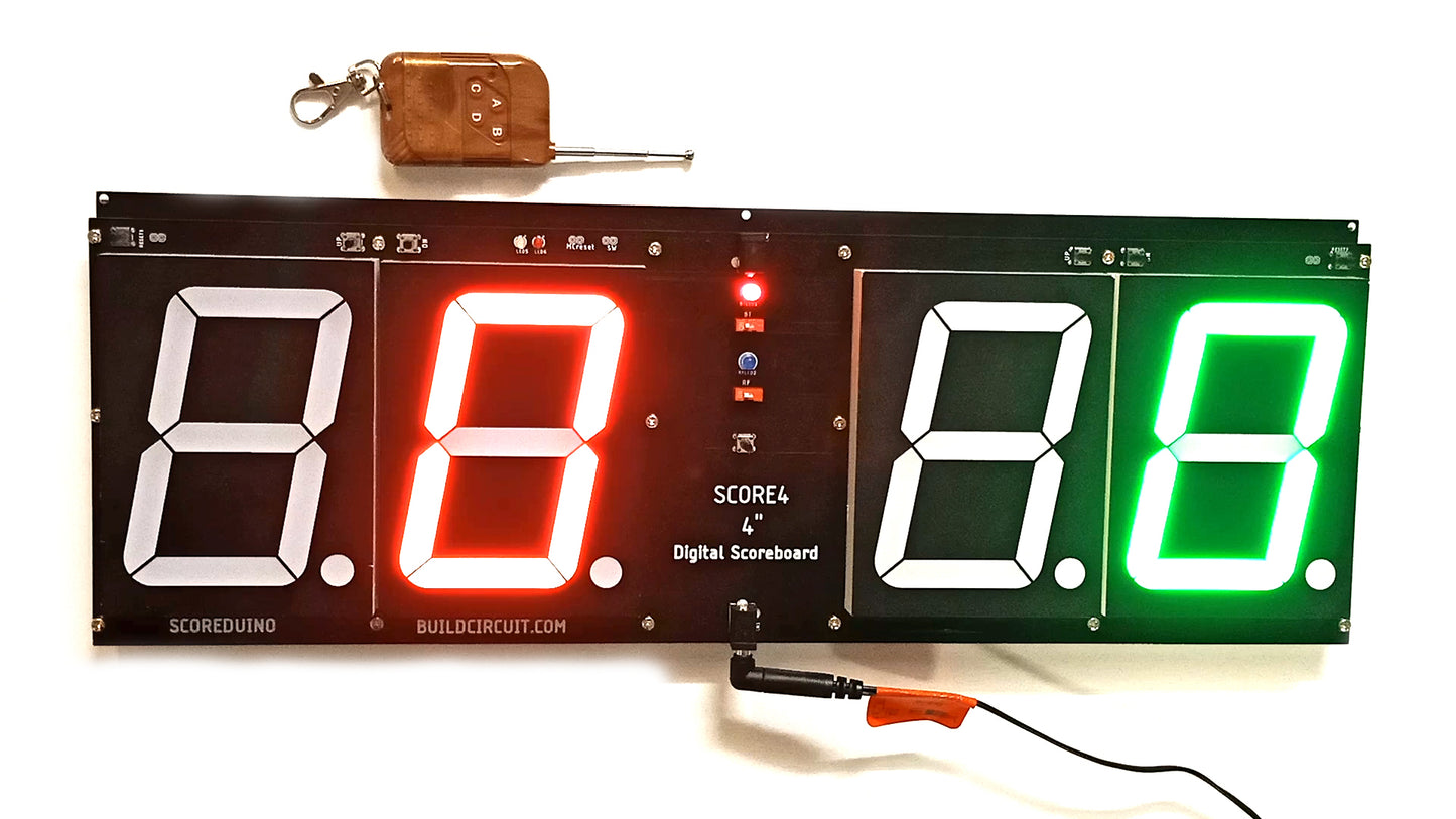 4 inches SCORE4- Digital Scoreboard with 4″ displays