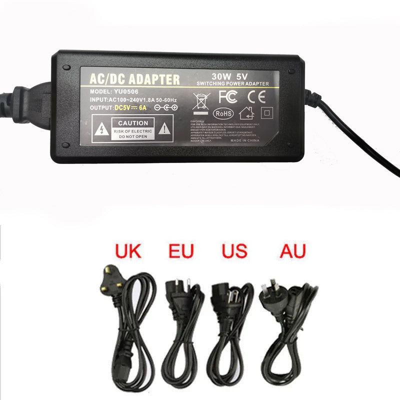 5V 6A Power supply for digital scoreboards and dot matrix displays