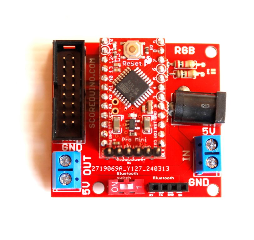 Clone Arduino Pro Mini based Scoreboard SCOREDUINO P6 and P10 RGB Module