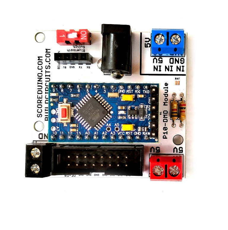 Clone Arduino Pro Mini based Scoreduino DMD P10 module for 27 types of ...