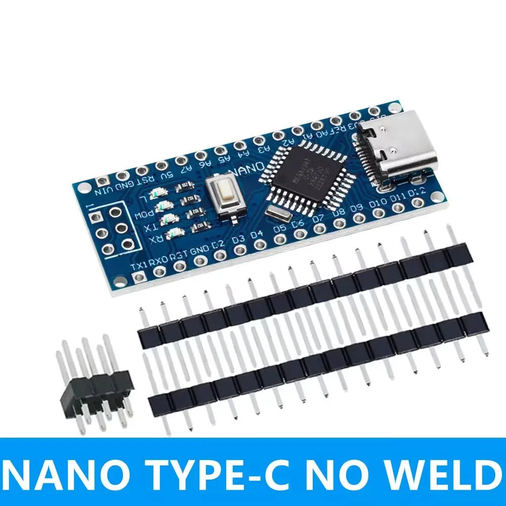 Arduino Nano V.3.0 with Micro USB, Mini USB and USB-C