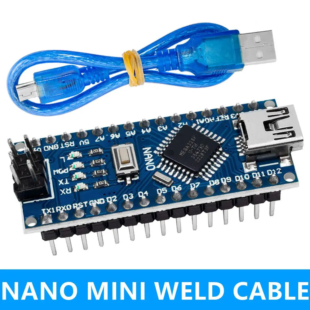 Arduino Nano V.3.0 with Micro USB, Mini USB and USB-C