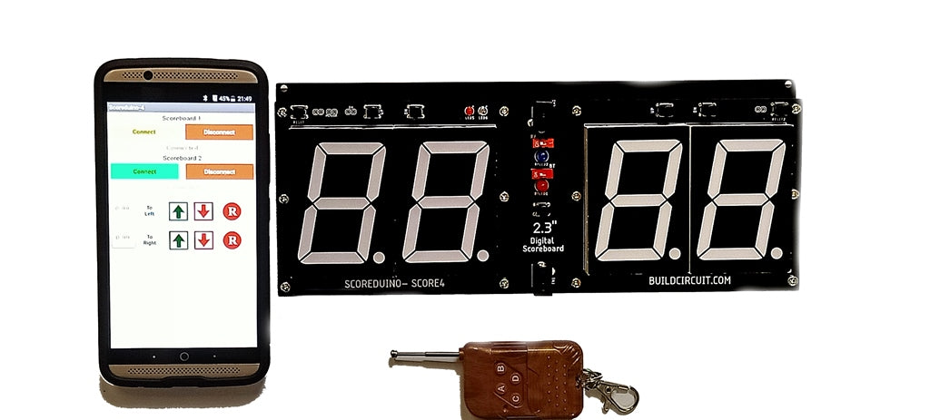 2.3 inches SCORE4- Digital Scoreboard with 2.3″ displays