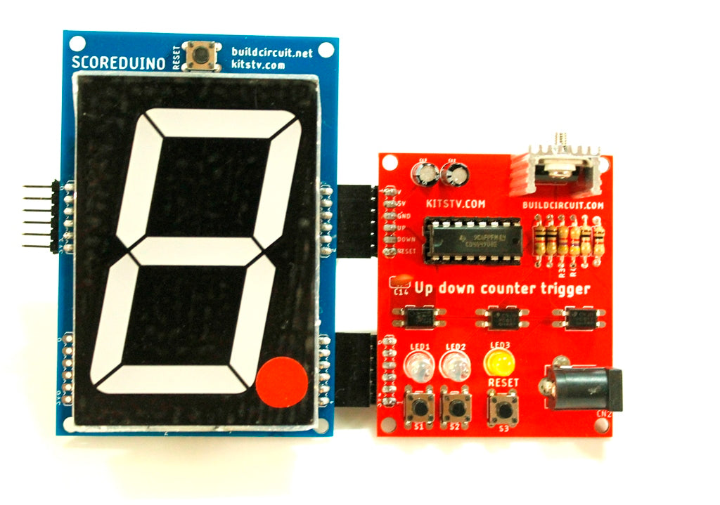 Basic trigger module for up down Scoreduino counters