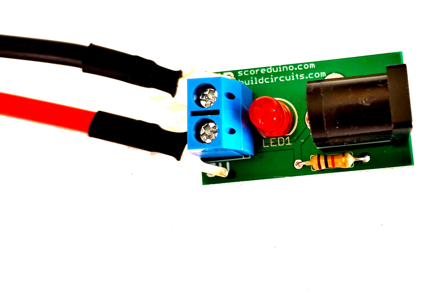 DC barrel to one screw terminal