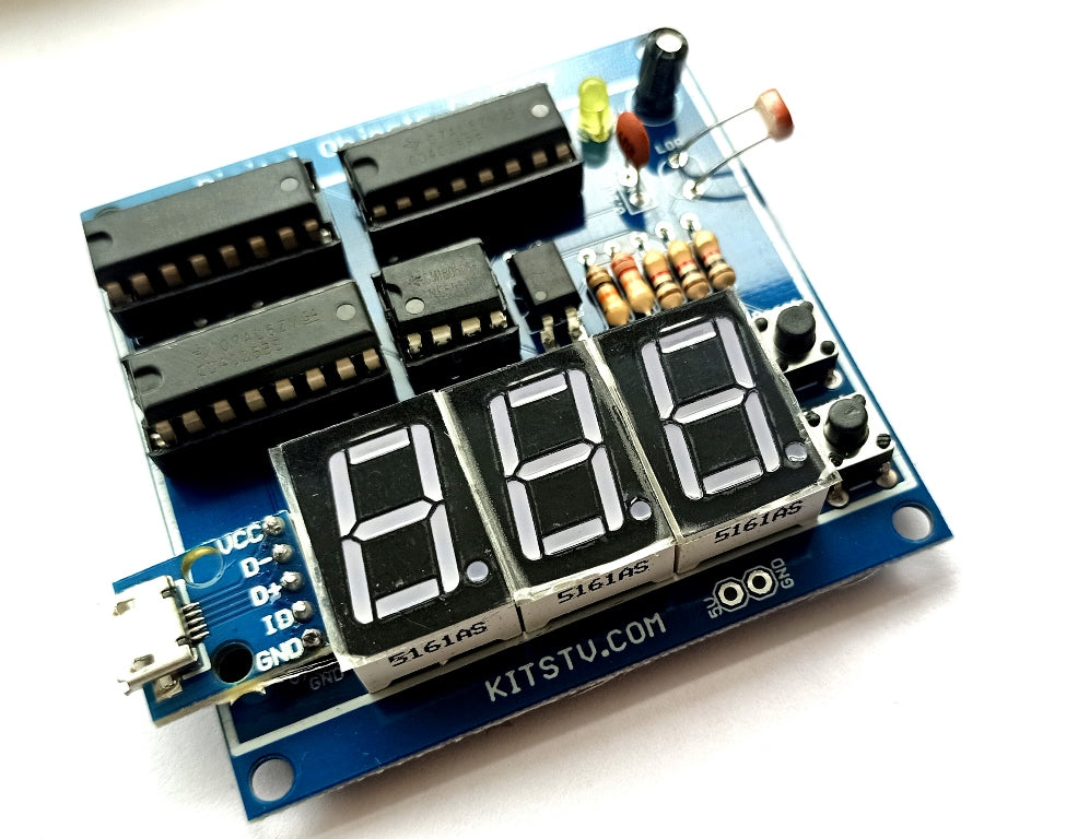 3 Digit Digital Objects Counter With Laser Module
