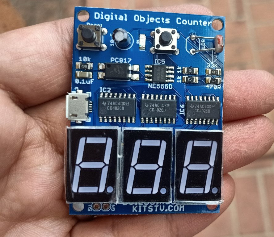 3 Digits Digital Objects Counter- SMD