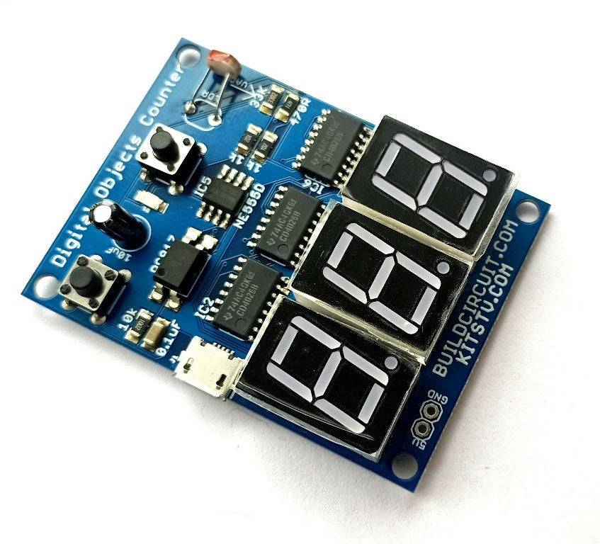 3 Digits Digital Objects Counter- SMD– BUILDCIRCUITS