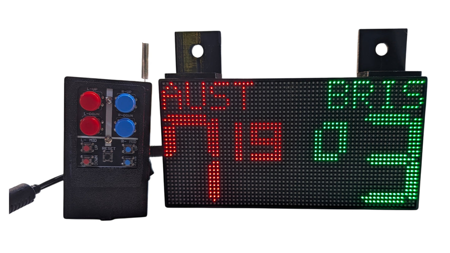 SCORE6- Ping Pong Table Tennis Digital Basic Scoreboard Scoreboard - P3- 192 × 96 mm