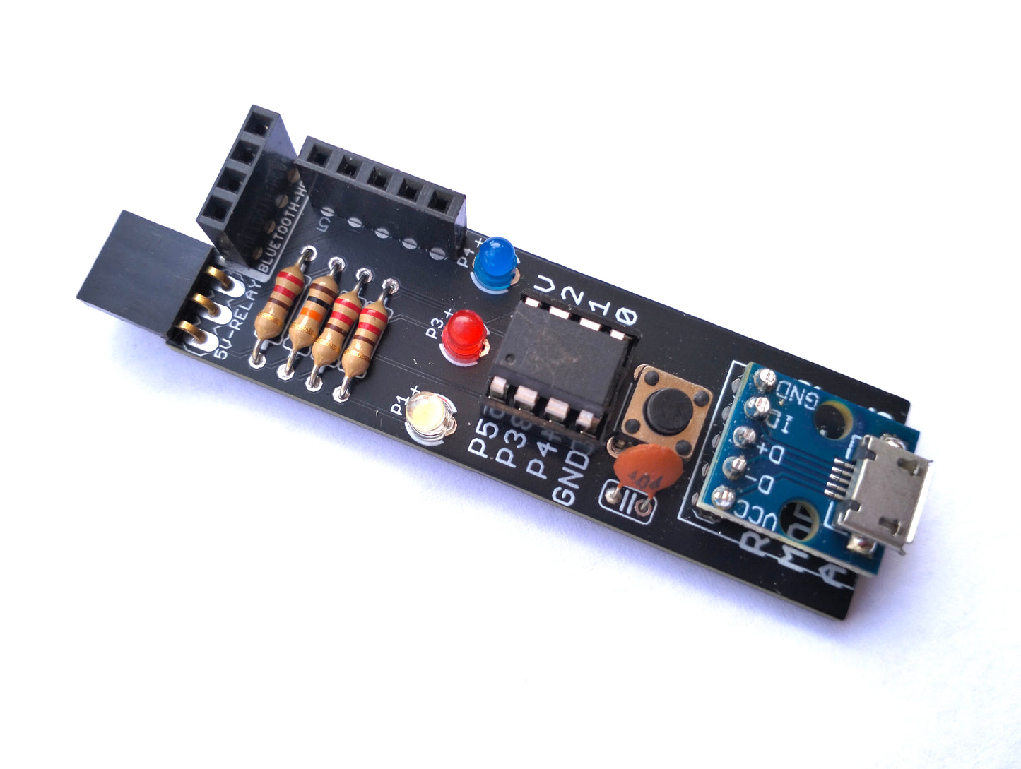 ATtiny85 Based HC-12 Tester Kit Transmitter and Receiver Modules (with Relay Control)