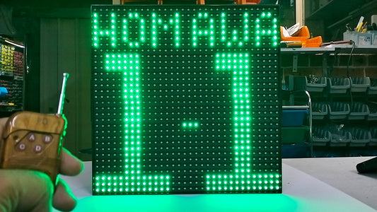 Universal Digital Soccer & Hockey Scoreboard (32cm × 32cm)