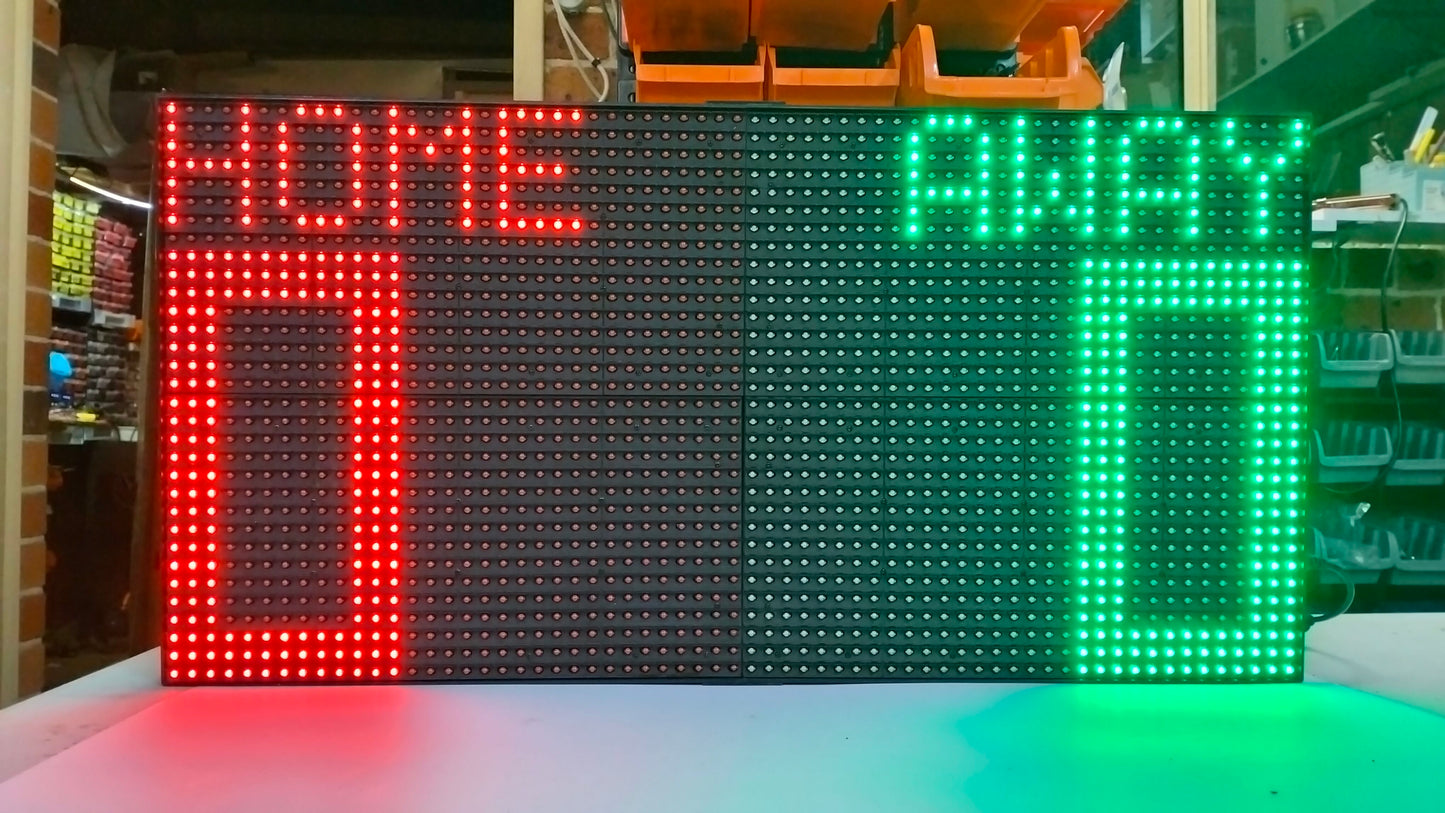 Universal Portable Digital Scoreboard 64cmx32cm– Soccer, Hockey & Multi-Sport