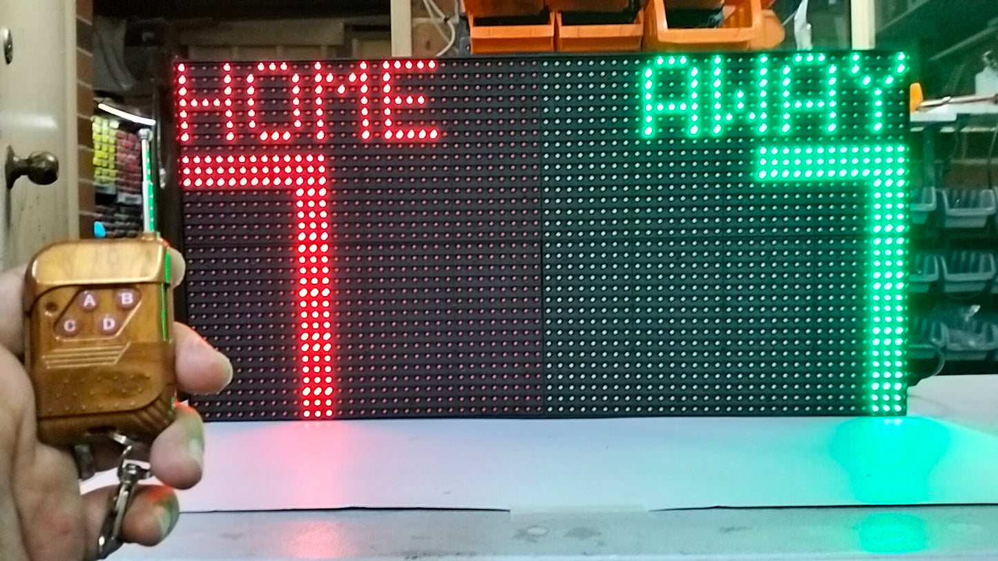 Universal Portable Digital Scoreboard 64cmx32cm– Soccer, Hockey & Multi-Sport