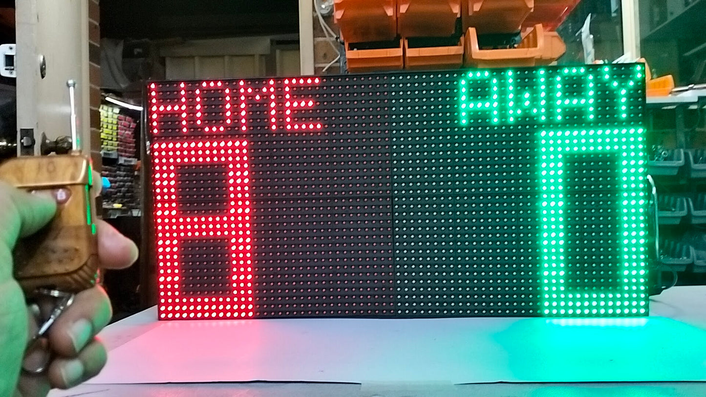Universal Portable Digital Scoreboard 64cmx32cm– Soccer, Hockey & Multi-Sport