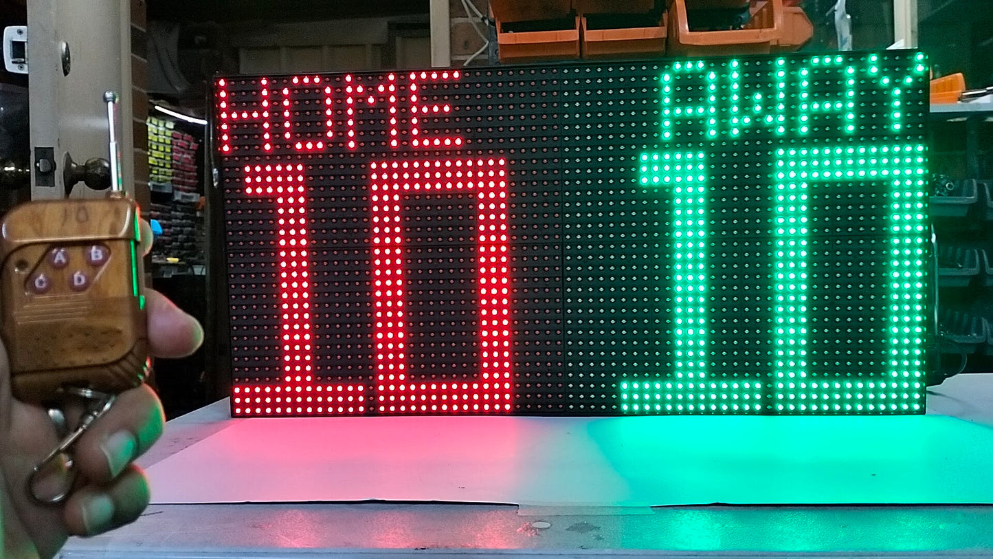 Universal Portable Digital Scoreboard 64cmx32cm– Soccer, Hockey & Multi-Sport