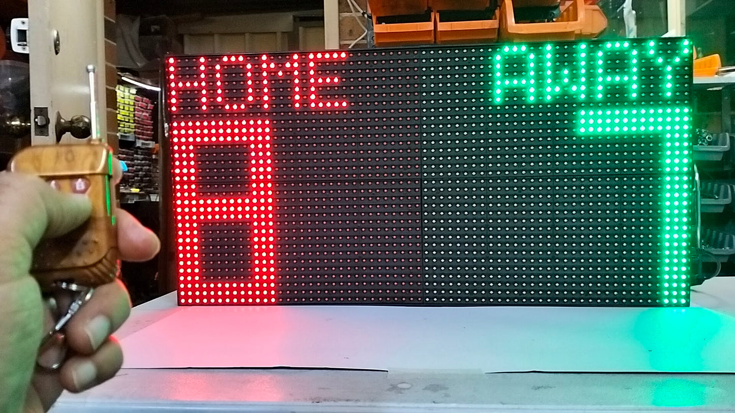 Universal Portable Digital Scoreboard 64cmx32cm– Soccer, Hockey & Multi-Sport