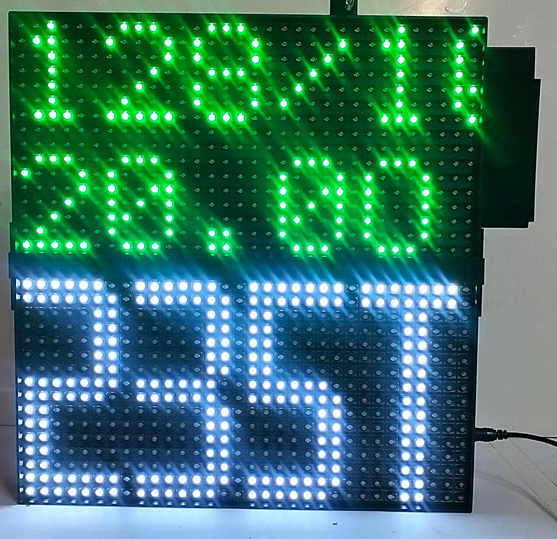 32cmx32cm Digital Cricket Scoreboard with Runs, Wickets, Overs, and Target display