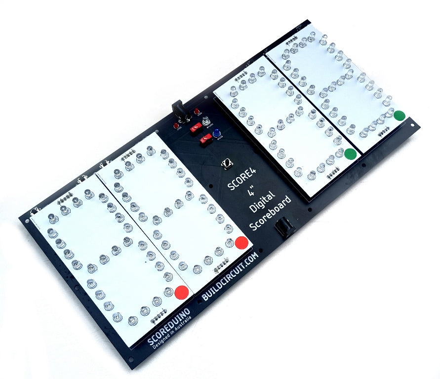 SCORE4- DIY Digital Scoreboard With 4 digits LED displays