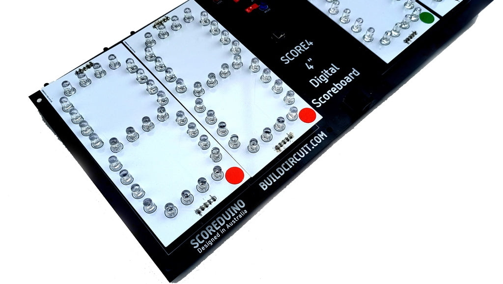 SCORE4- DIY Digital Scoreboard With 4 digits LED displays